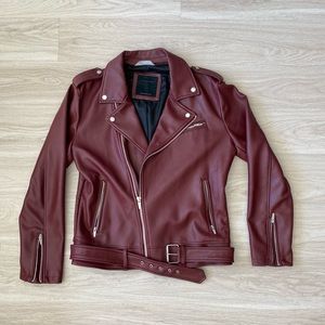 Faux Leather Jacket
